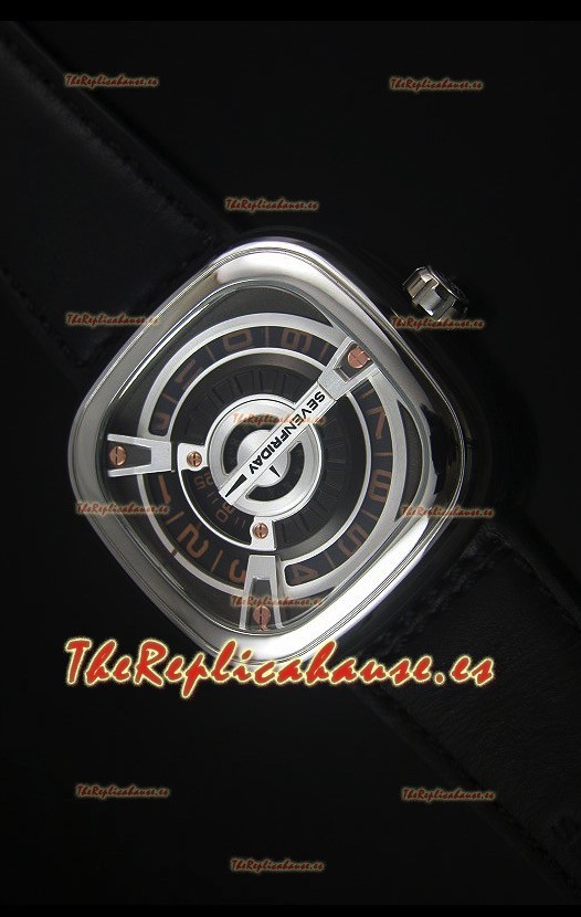 SevenFriday M2-2 Movimiento Miyota 8215 Reloj de Acero Inoxidable