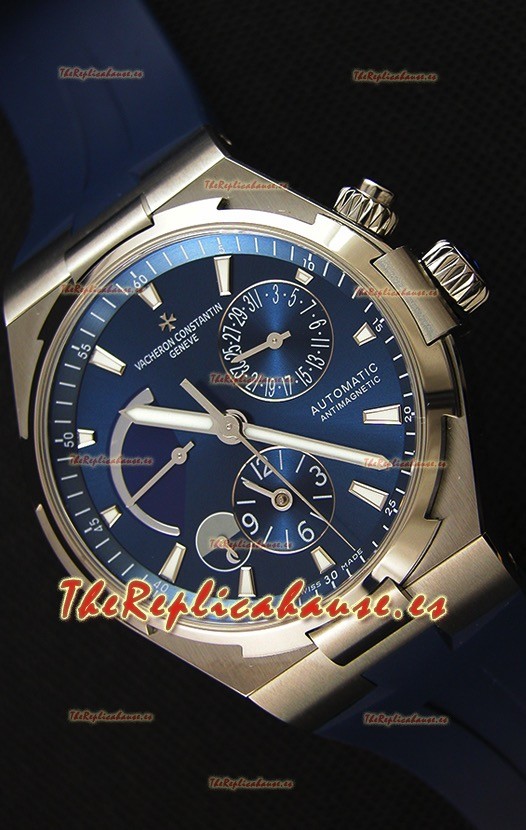 Vacheron Constantin Overseas Dual Time Reloj Réplica Suizo Dial Azul