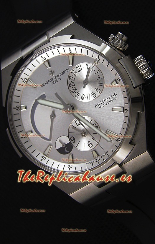 Vacheron Constantin Overseas Dual Time Steel White Dial Reloj Réplica Suizo
