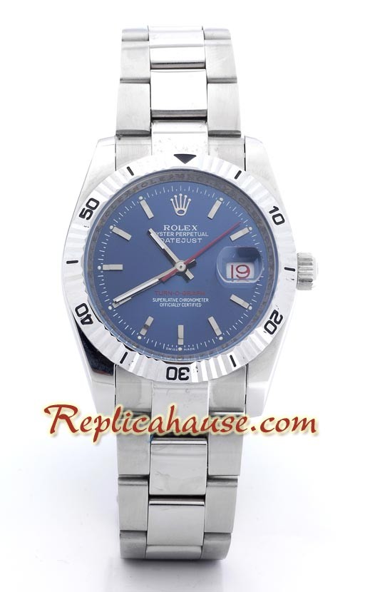 Rolex Réplica Datejust Turn O Graph Reloj Suizo para Hombre
