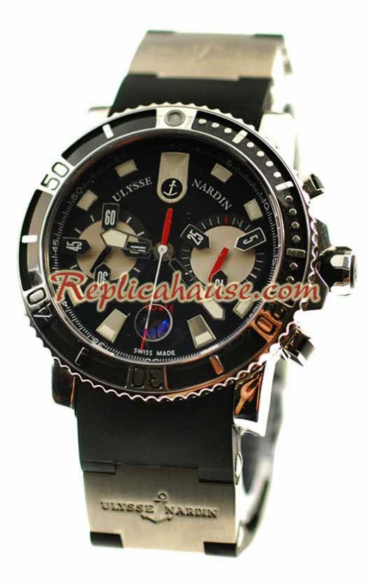 Ulysse Nardin Maxi Marine Diver Cronógrafo Reloj Suizo