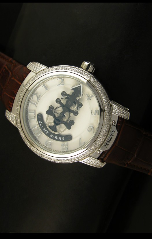 Ulysse Nardin Dual Escapement Reloj Japonés Dial Blanco