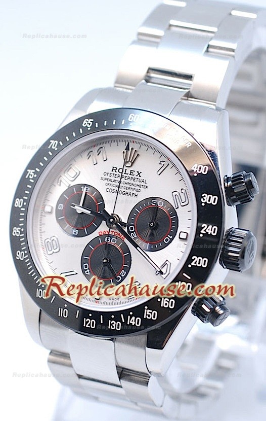 Reloj Suizo Rolex Project X Daytona Edición Limitada Series II Cosmógrafo MonoBloc Cerachrom con Esfera Blanca