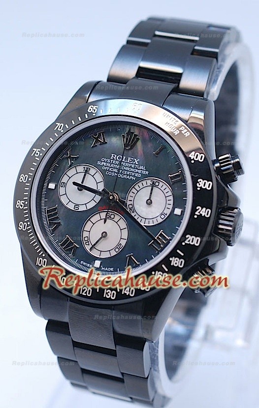 Rolex Daytona Cosmógrafo Project X Edición Series II y Diseño Negro Oscuro 
