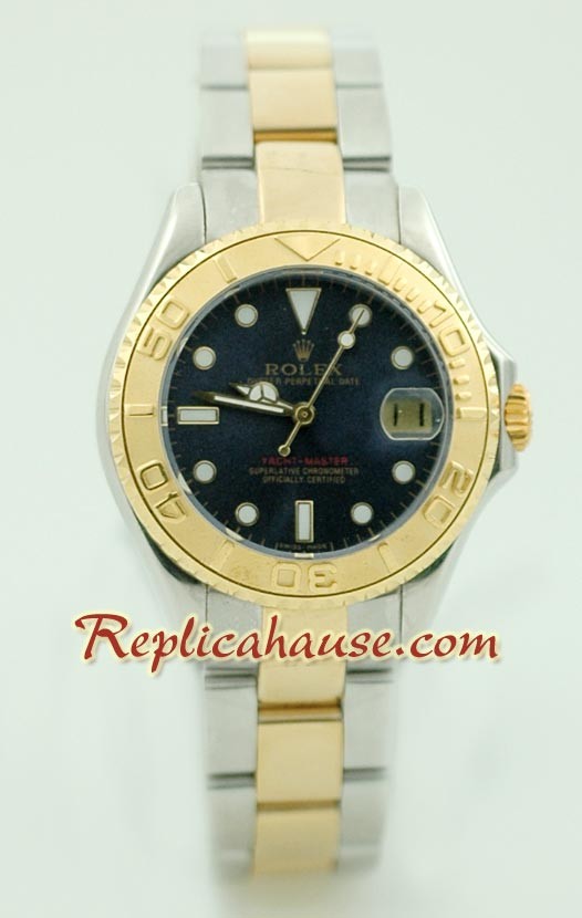 Rolex Réplica Yacht Master Dos Tonos Tamaño Medio
