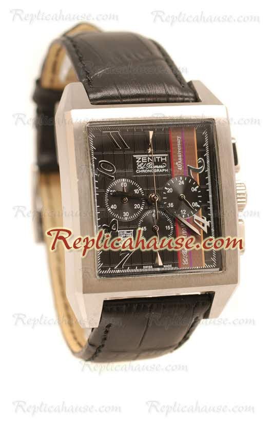 Zenith El Primero 40th Anniversary Cronógrafo Reloj Réplica