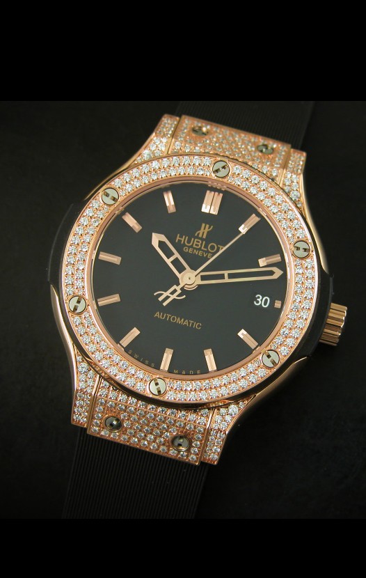 Réplica del reloj HUBLOT BIG BANG acero Diamantes