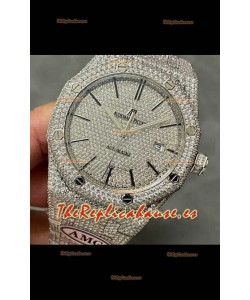 Reloj Royal Oak 15400 Iced Out Superclon Edition 6 Superclon