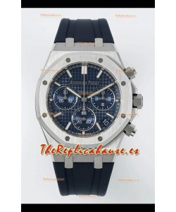 Reloj Royal Oak Chrono 26240 con esfera azul, superclon