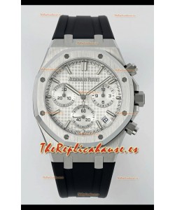 Reloj Royal Oak Chrono 26240 con esfera blanca, superclon