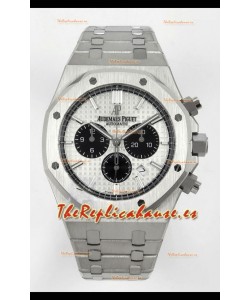 Reloj Royal Oak Chrono 26331 con esfera blanca, superclon