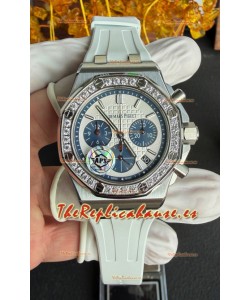Reloj Royal Oak Chrono 26231 con caja de acero y correa de caucho, réplica de alta calidad