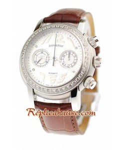 Audemars Piguet Jules Verne Reloj Suizo con correa de cuero