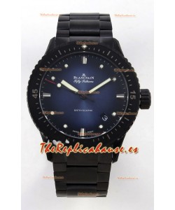 Reloj Blancpain Fifty Fathoms Superclon con caja de cerámica y esfera azul