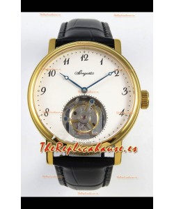 Reloj Breguet Classique Tourbillon con esfera de números en oro amarillo, réplica exacta