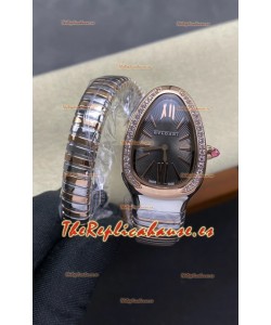 Reloj réplica Serpenti Superclon con esfera gris bicolor