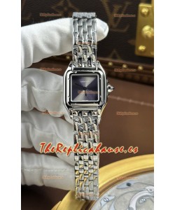Reloj Cartier Panthère Superclon con caja de acero de 22 mm y esfera gris