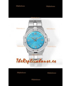 Reloj réplica Chopard Alpine Eagle de acero inoxidable con esfera azul, superclone