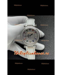 Reloj Franck Muller Double Mystery de cuarzo suizo con caja de acero