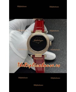 Reloj Franck Muller Double Mystery de cuarzo suizo con caja de oro y diamantes