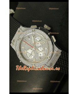 Hublot Edición Big Bang Bling, Reloj Réplica Suiza - Caja de Titanio