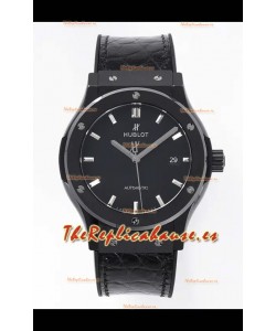 Reloj Hublot Classic Fusion Superclon de 42 mm con caja de cerámica y esfera negra