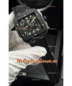 Reloj Hublot Square Bang Unico Black Magic Cerámica Superclon