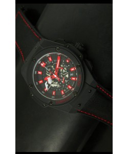Hublot Big Bang King F1 Edición MONZA Reloj de Cuarzo Suizo con revestimiento PVD 45MM