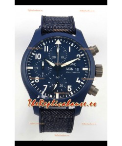 Reloj IWC PILOT'S Cronógrafo Top Gun Oceana Blue Superclon