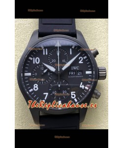 Reloj IWC PILOT'S Cronógrafo con Esfera Negra de Cerámica Superclon