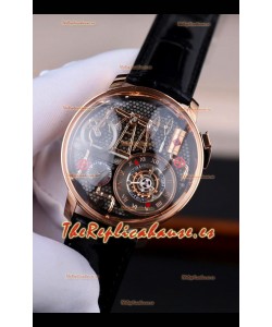 Reloj Jacob & Co Oil Pump de oro rosa con movimiento automático japonés