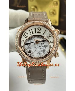 Reloj superclon Jaeger-LeCoultre Rendez-Vous en oro rosa