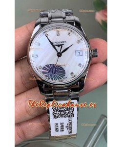 Reloj Longines Master Automatic Esfera de reloj de nácar Superclon