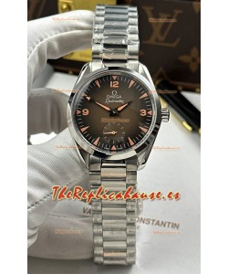Reloj Omega Seamaster Railmaster Superclon con esfera marrón