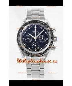 Reloj Omega Speedmaster Moonwatch con esfera negra de 42 mm, superclon