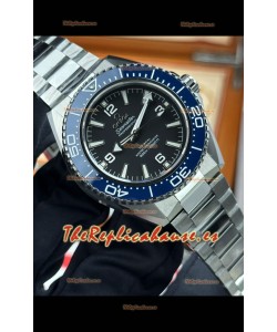 Reloj Omega Seamaster Planet Ocean Blue con bisel de 42 mm, superclon