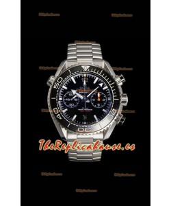 Reloj Omega Speedmaster Planet Ocean con esfera negra, superclon