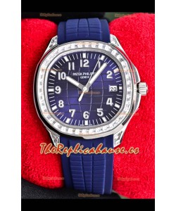 Reloj Patek Philippe Aquanaut 5167 de acero inoxidable con esfera azul de 38,5 mm