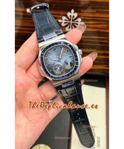 Reloj Patek Philippe Nautilus 5712 Superclon de oro rosa y rubíes azules