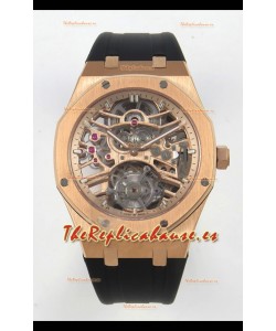 Reloj Audemars Piguet Royal Oak Super Clone Tourbillon 26735 en Oro Rosado