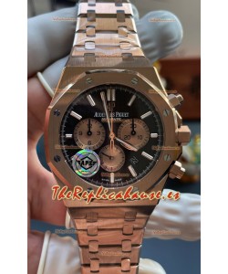 Audemars Piguet Super Clone Royal Oak Cronógrafo 26331OR Dial Marrón Watch 