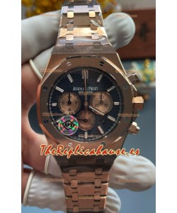 Reloj Audemars Piguet Super Clone Royal Oak Cronógrafo 26331OR Dial Azul