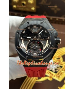 Audemars Piguet Royal Oak Concept Tourbillon UAE Reloj Super Clon de Fibra de Carbono