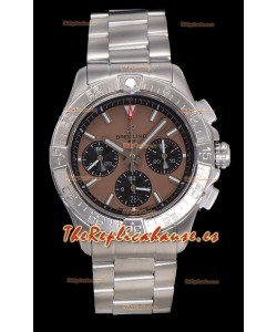 Reloj Breitling Super Clone Avenger B01 Cronógrafo Dial Marrón