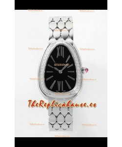 Bvlgari Serpenti Seduttori Edition en Caja Acero Reloj Super Clone Dial Negro