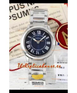 Cartier Ronde Must 29MM Cuarzo Suizo Dial Azul Reloj Réplica Suizo Espejo 1:1 