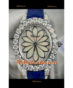 Chopard Super Clone L'Heure du Diamant Mossanites Reloj Caja Acero 34MM