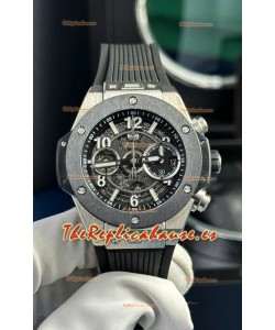 Hublot Super Clone Unico Reloj Titanio en Bisel Cerámica 42MM 