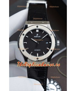 Reloj Hublot Super Clone Classic Fusion Titanio Dial Negro 42MM