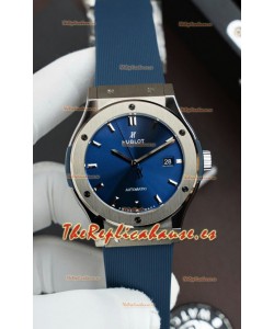 Reloj Hublot Super Clone Classic Fusion Titanio Dial Azul 42MM